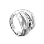 Overdreven gouden ring