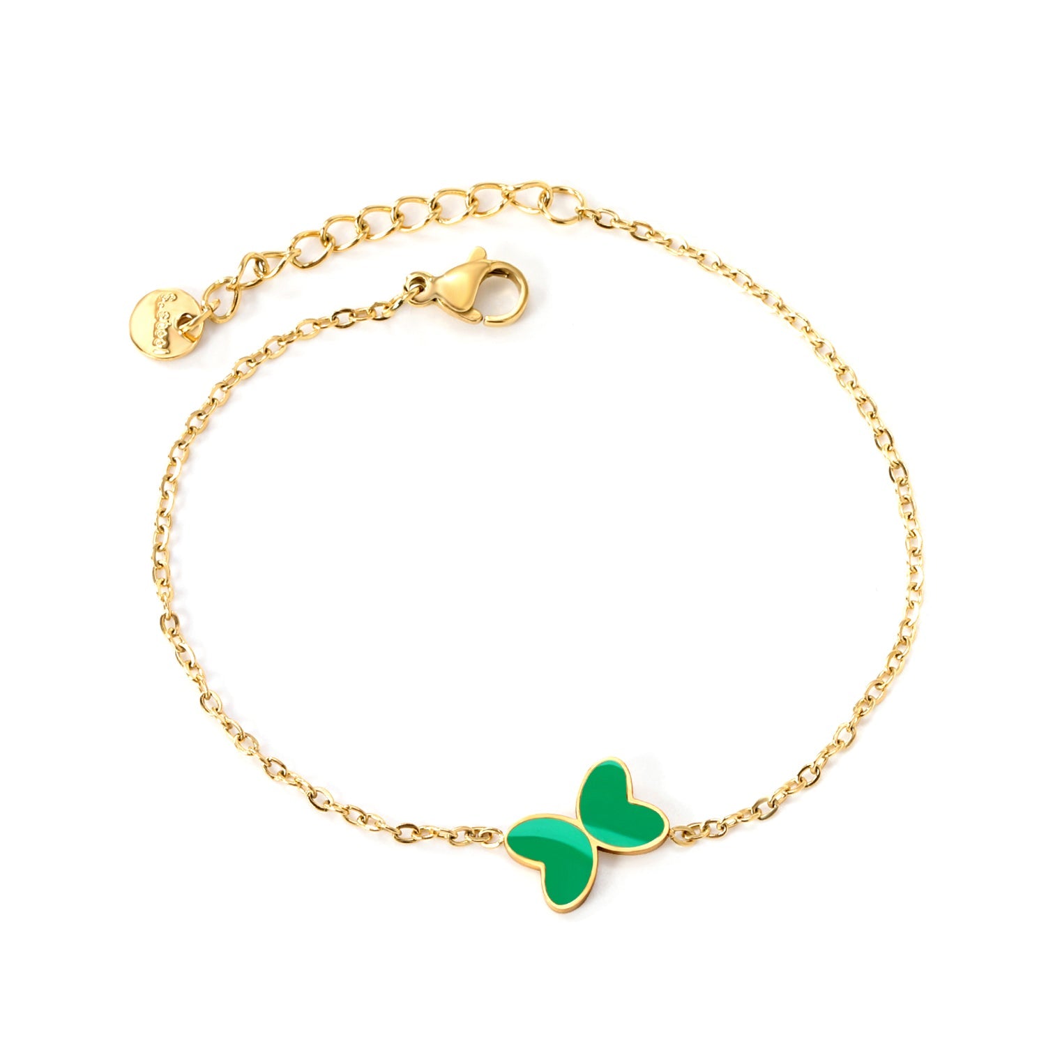 Armband met vlinderschelpenbedel