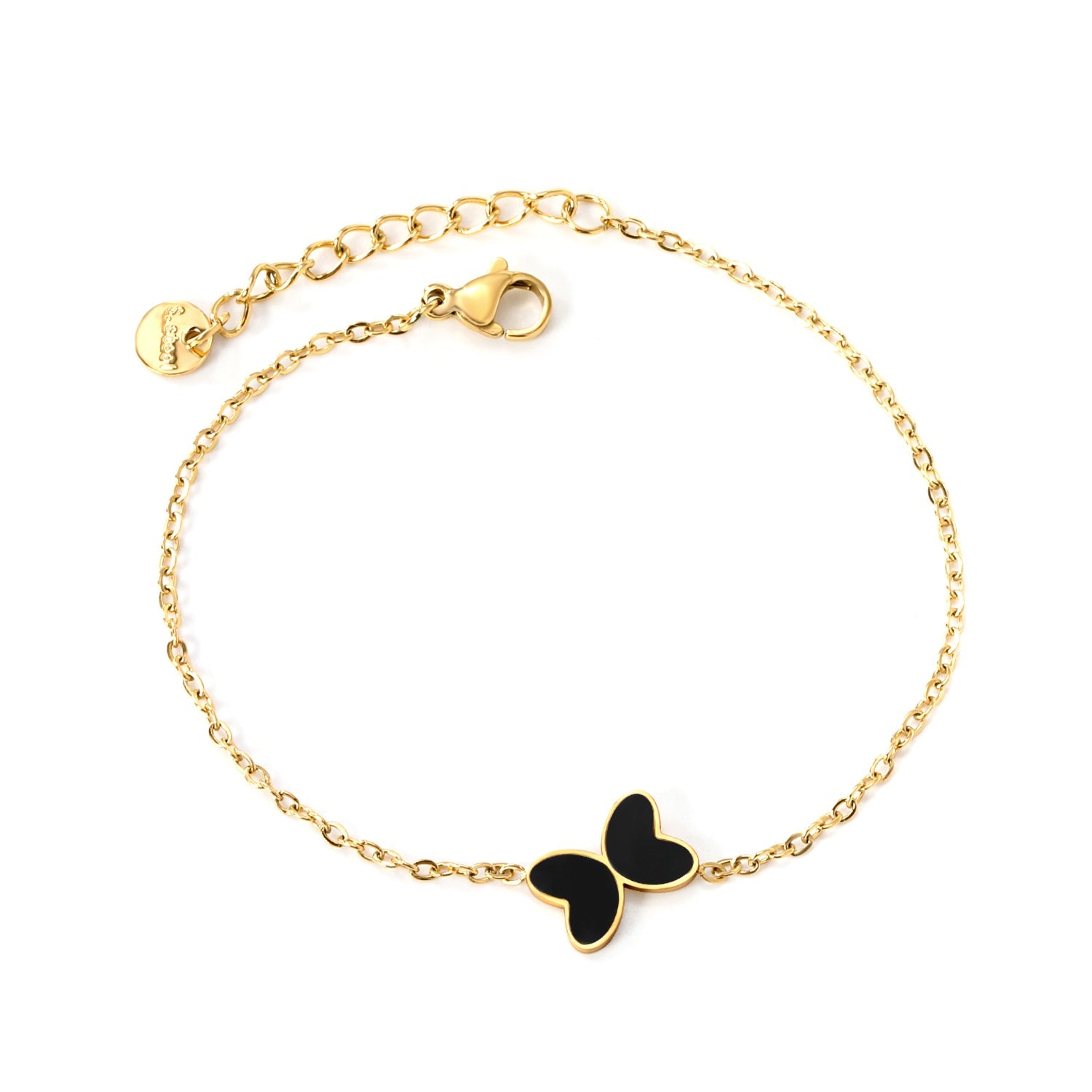 Armband met vlinderschelpenbedel