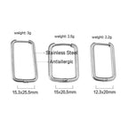 Rechthoekige oorgesp