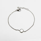 Bracelet tendance élégant en coquillage blanc