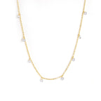 Kristallen vonk hanger ketting