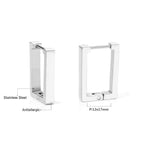 Gold Geometric Hoop Earrings