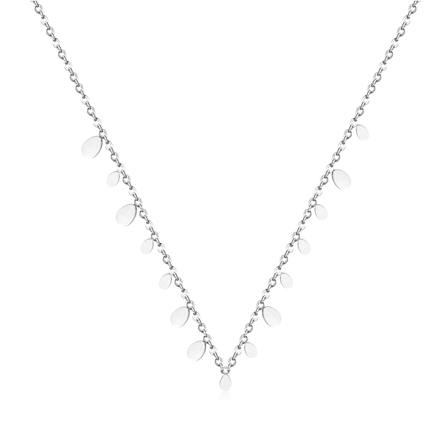 Elegante waterdruppel hanger ketting 