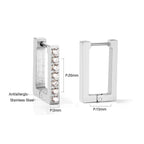 Gold Geometric Hoop Earrings