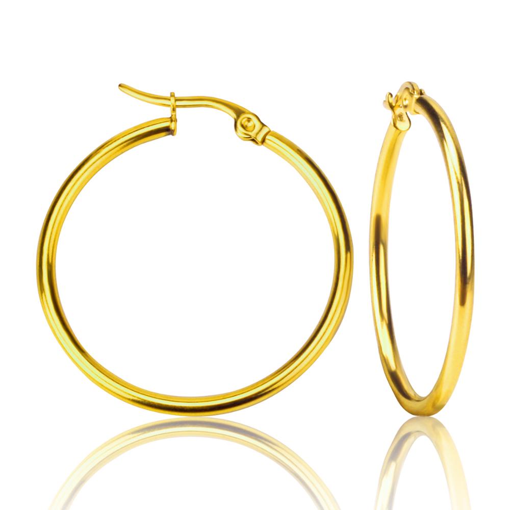 Classic Gold Hoop Earrings