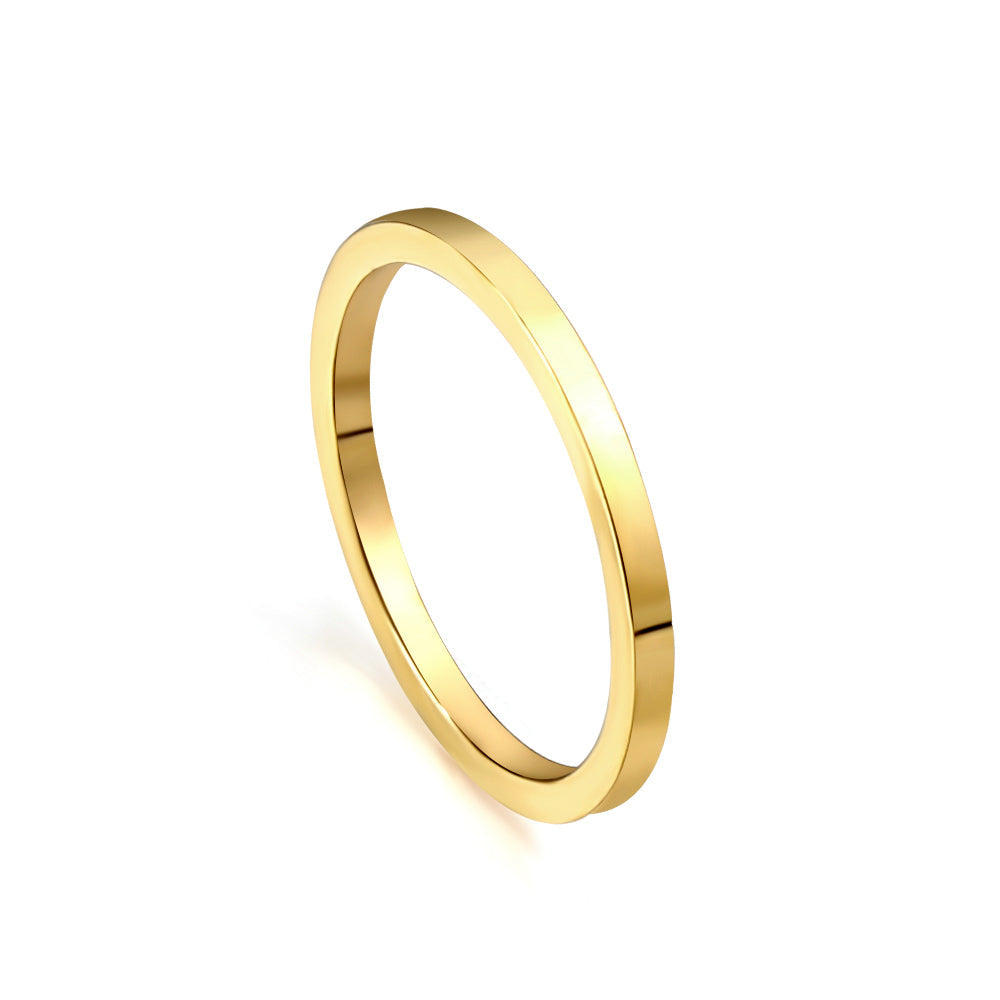 Lichte luxe dunne ring