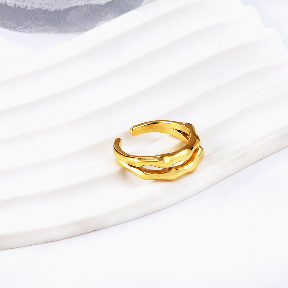 Verstelbare ring met onregelmatige geometrie