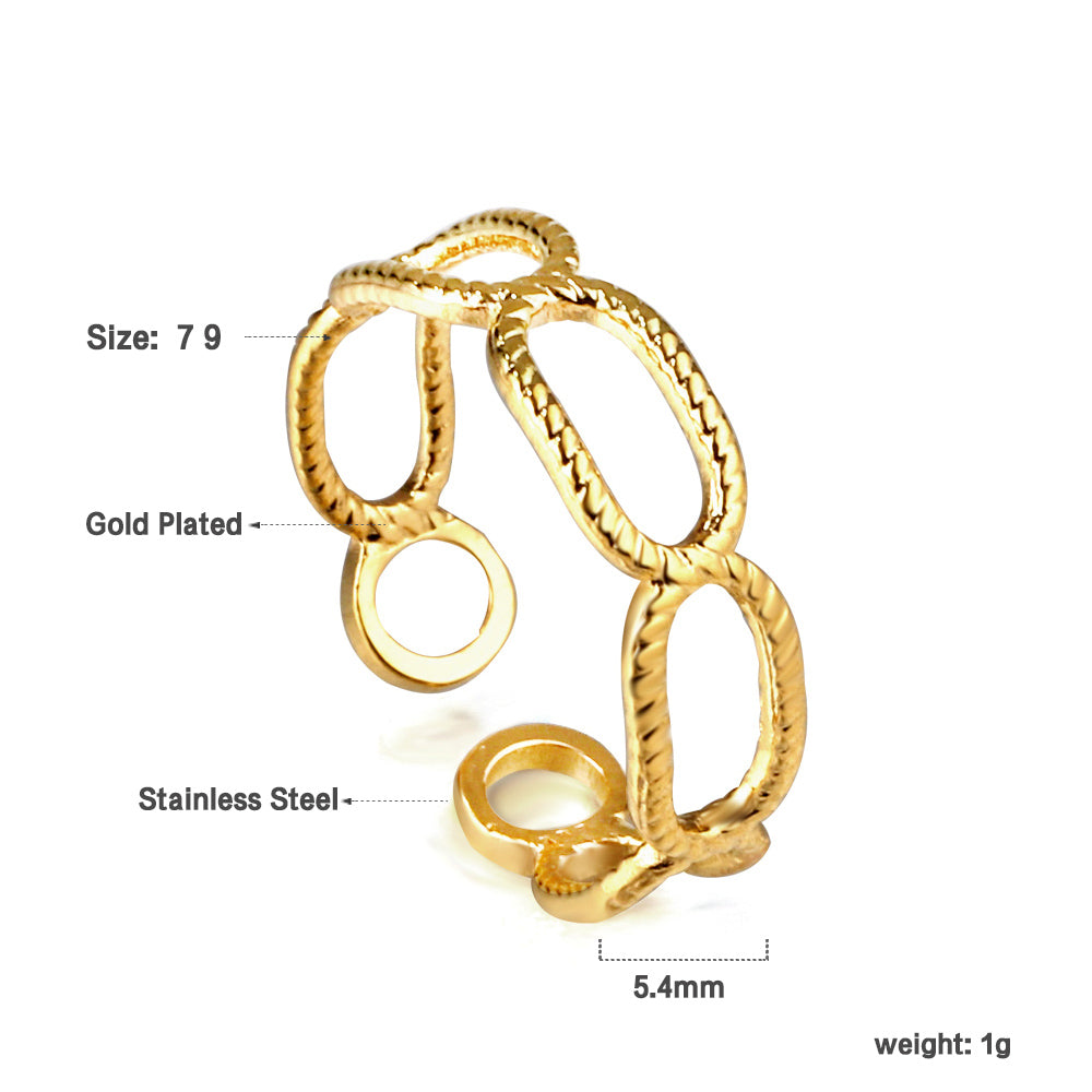 Retro ronde hoepeloorbellen