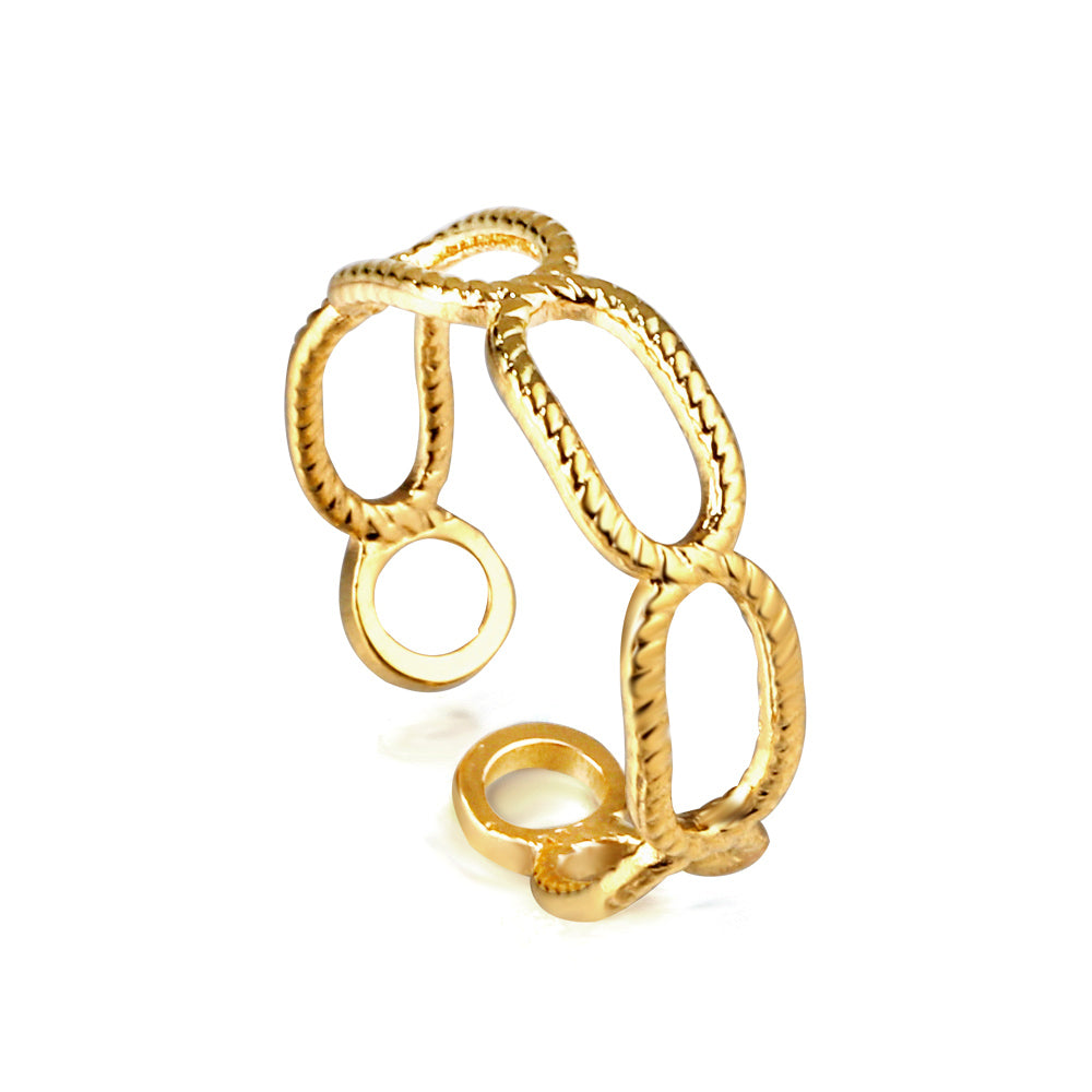 Retro ronde hoepeloorbellen