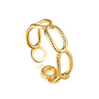 Retro ronde hoepeloorbellen