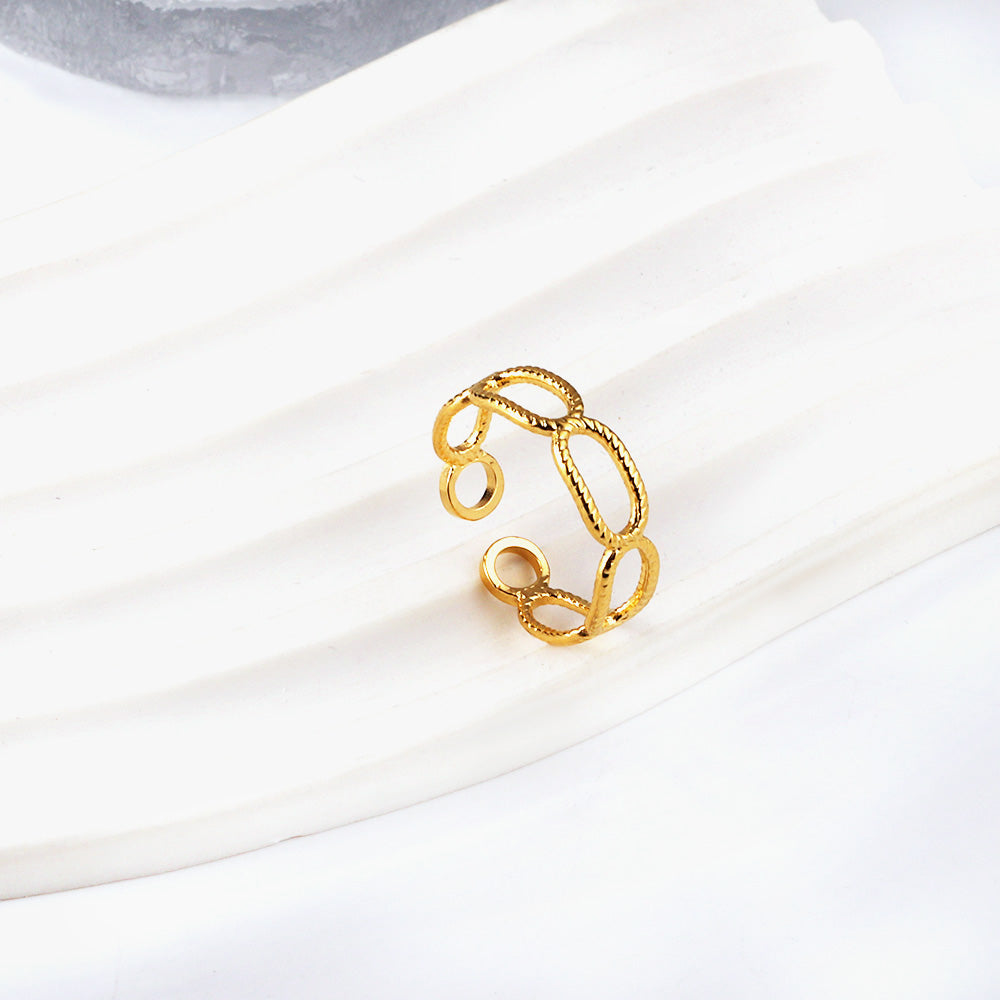 Retro ronde hoepeloorbellen