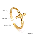 Kruis open vingerring