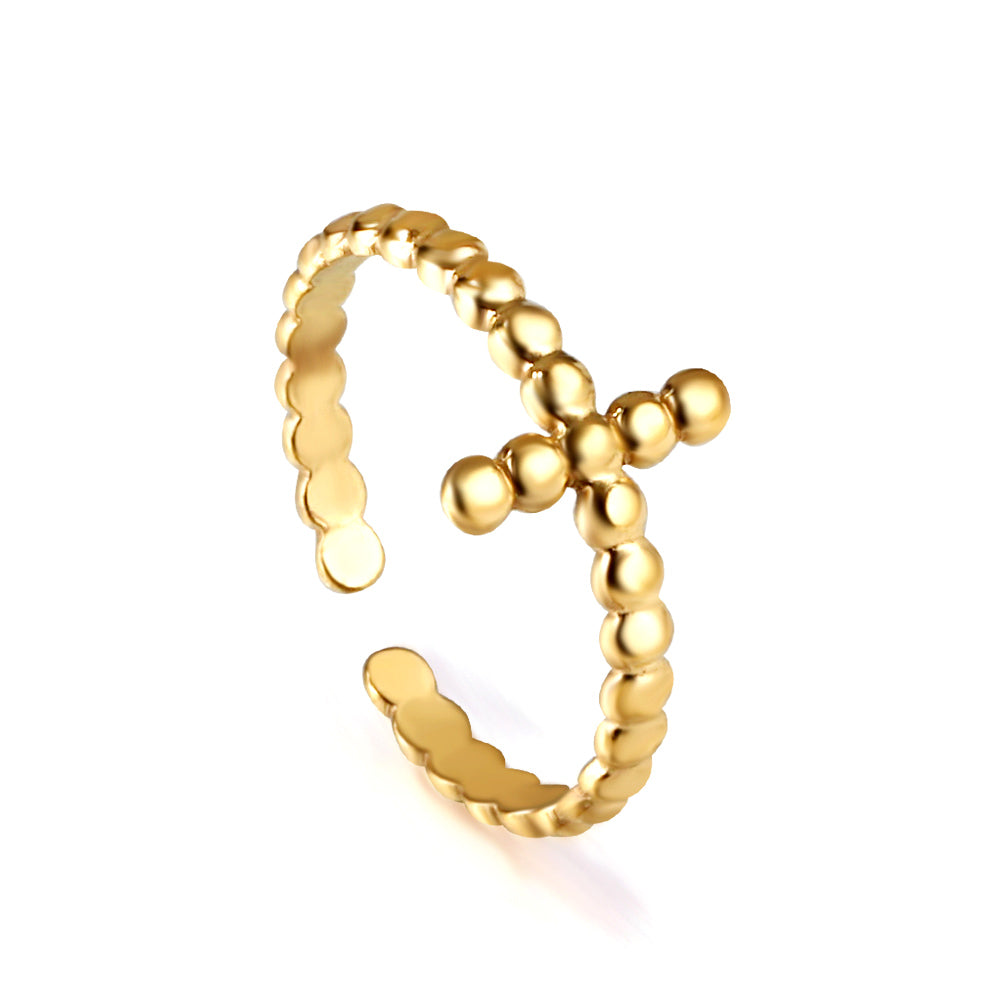 Kruis open vingerring