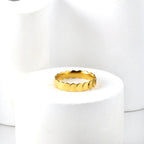 Visschubben sprankelende ring