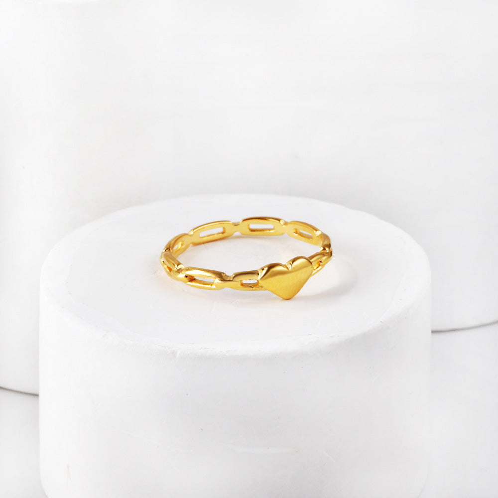 Metalen Wind Liefdesring