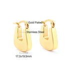 Boucles d'oreilles créoles ovales