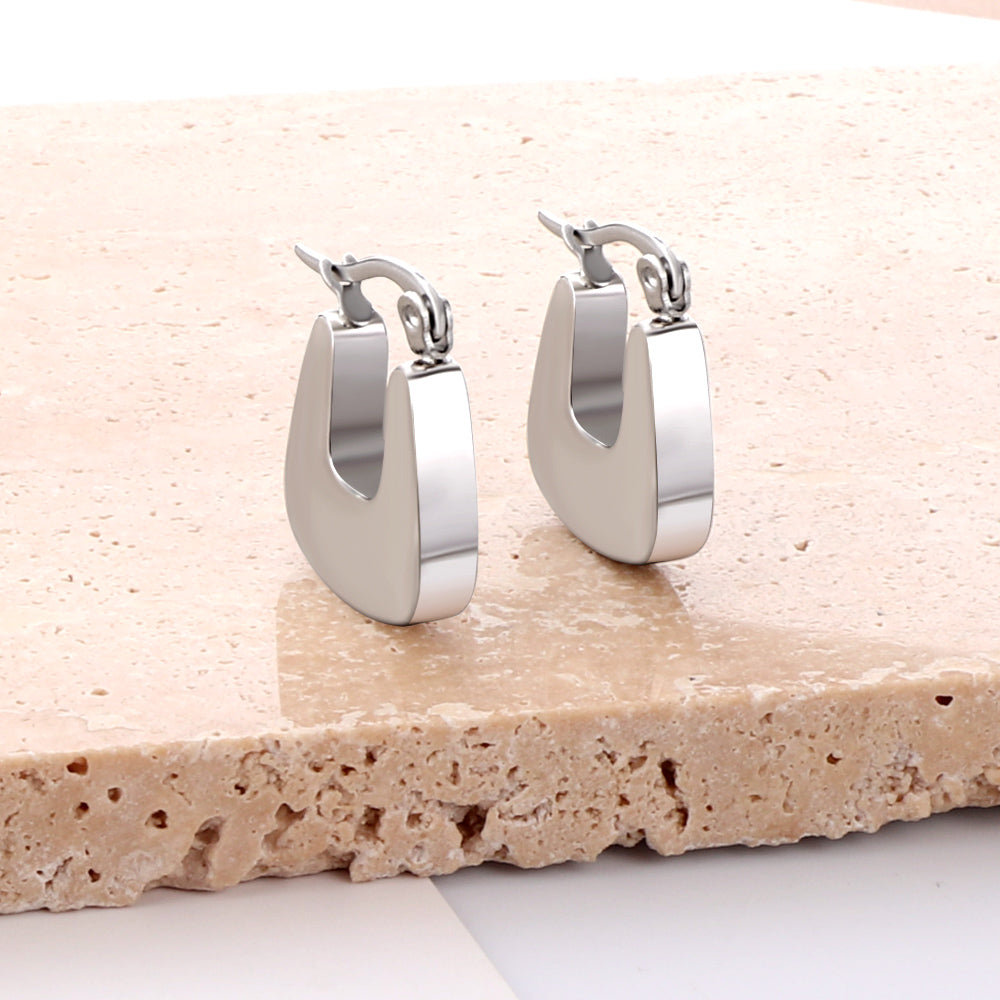 Boucles d'oreilles créoles ovales