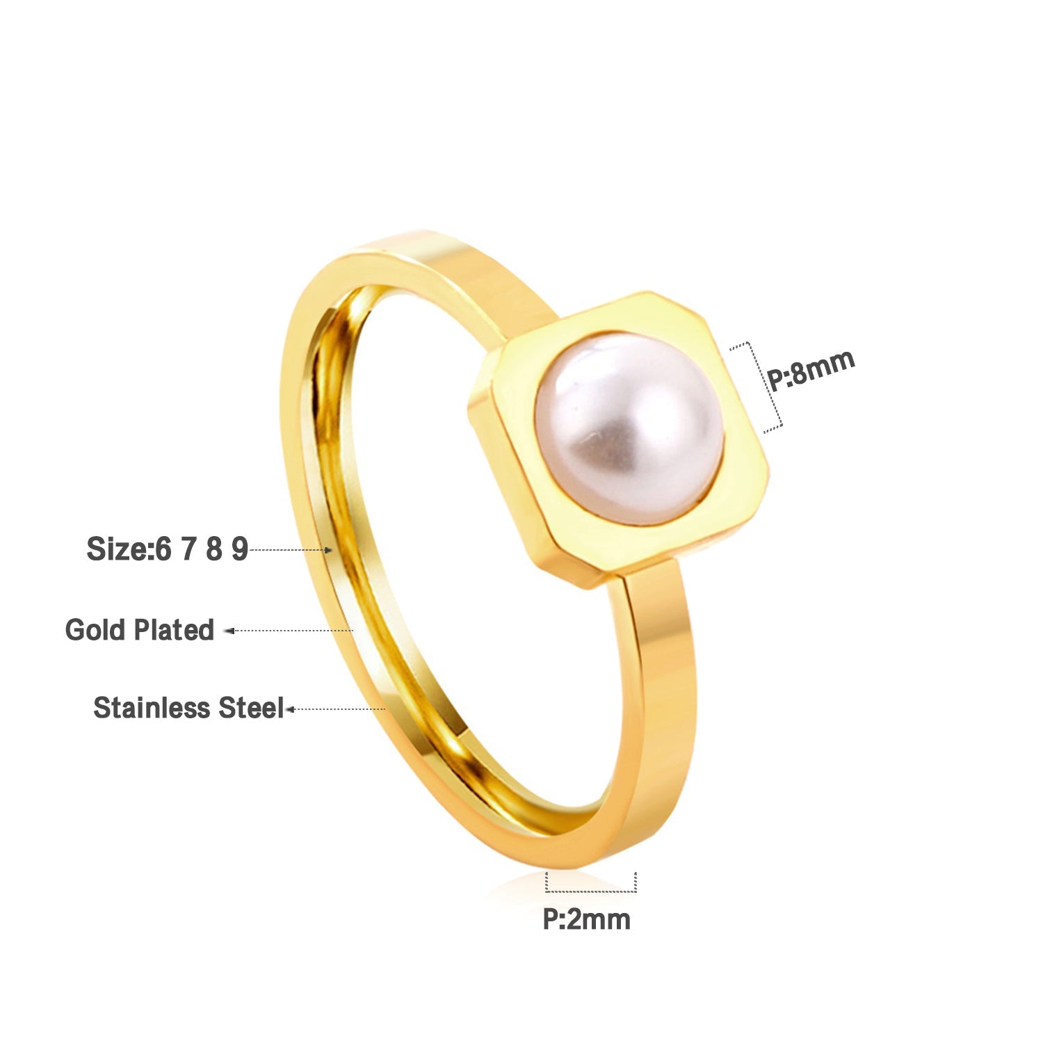 Klassieke gouden ring