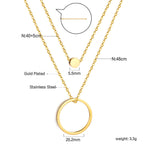 Collier pendentif gâteau circulaire