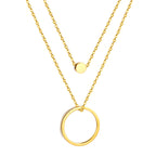 Collier pendentif gâteau circulaire