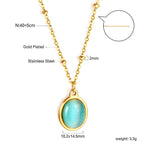 Witte ronde zirkonia-hangerketting