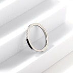 Lichte luxe diamanten ring van roestvrij staal