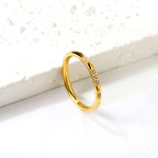 Ring met diamantaccentontwerp