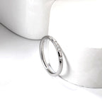 Ring met diamantaccentontwerp