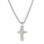 Kruis hanger diamanten ketting