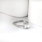 Donkergroene roestvrijstalen ring