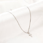 Kruis hanger diamanten ketting