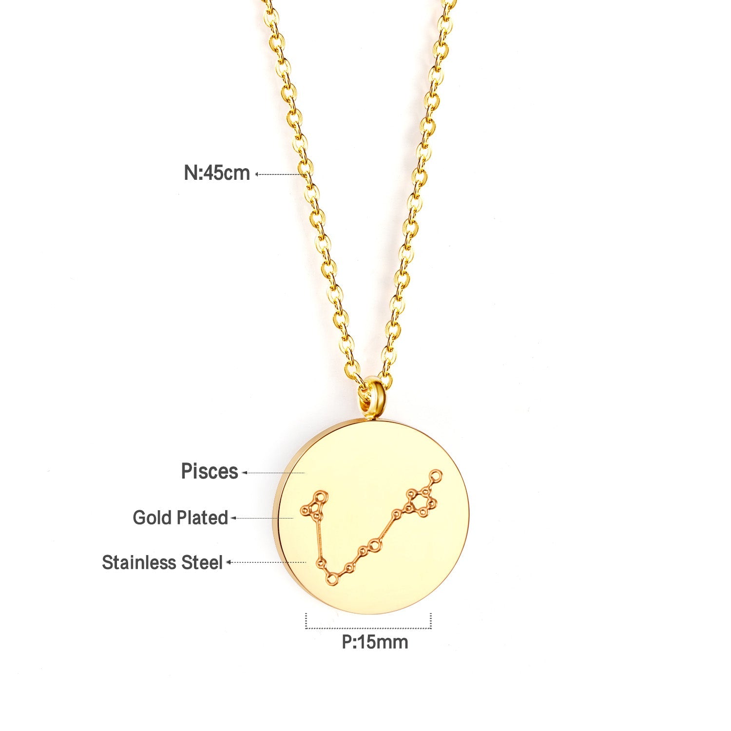 Hangerketting met sterrenbeelden