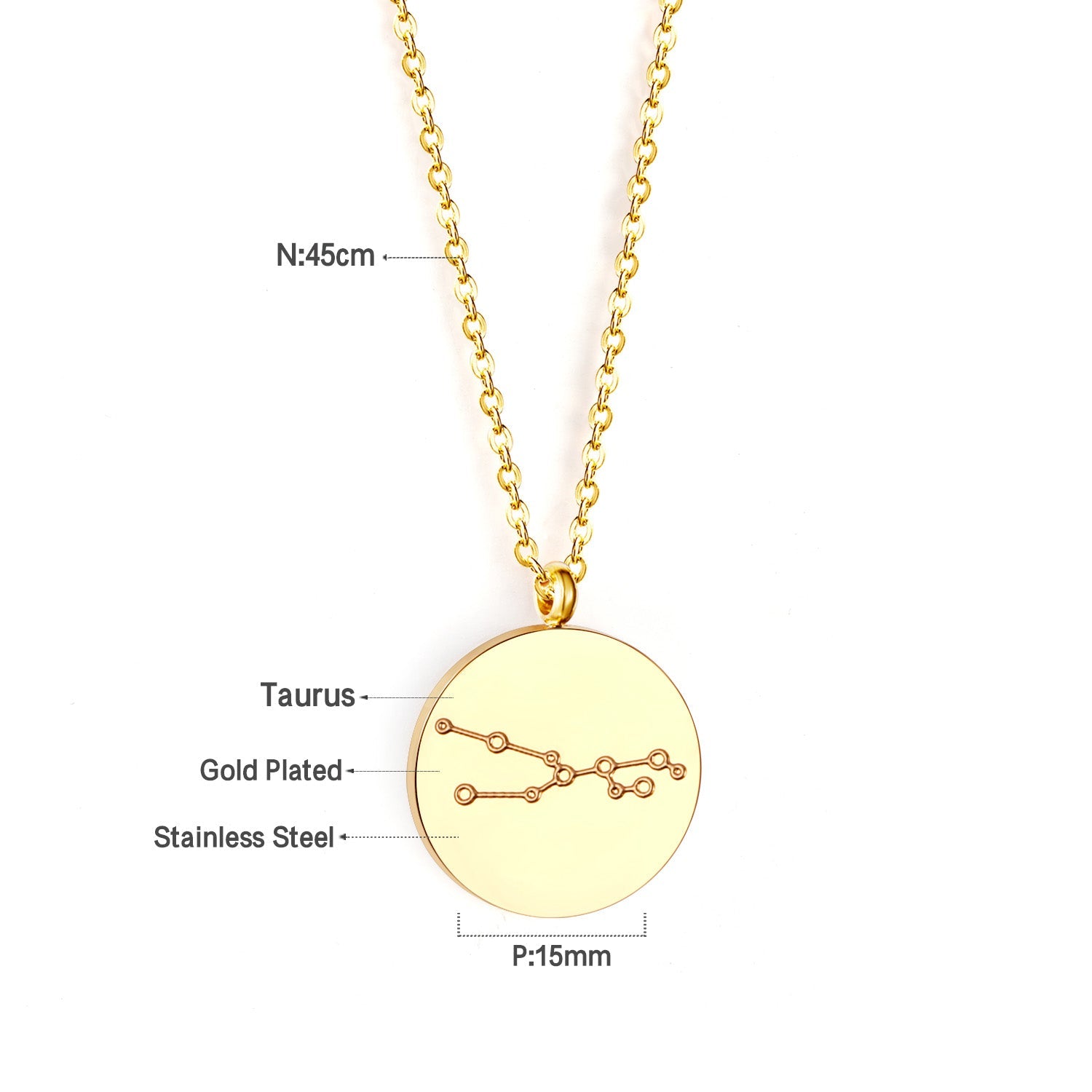 Hangerketting met sterrenbeelden