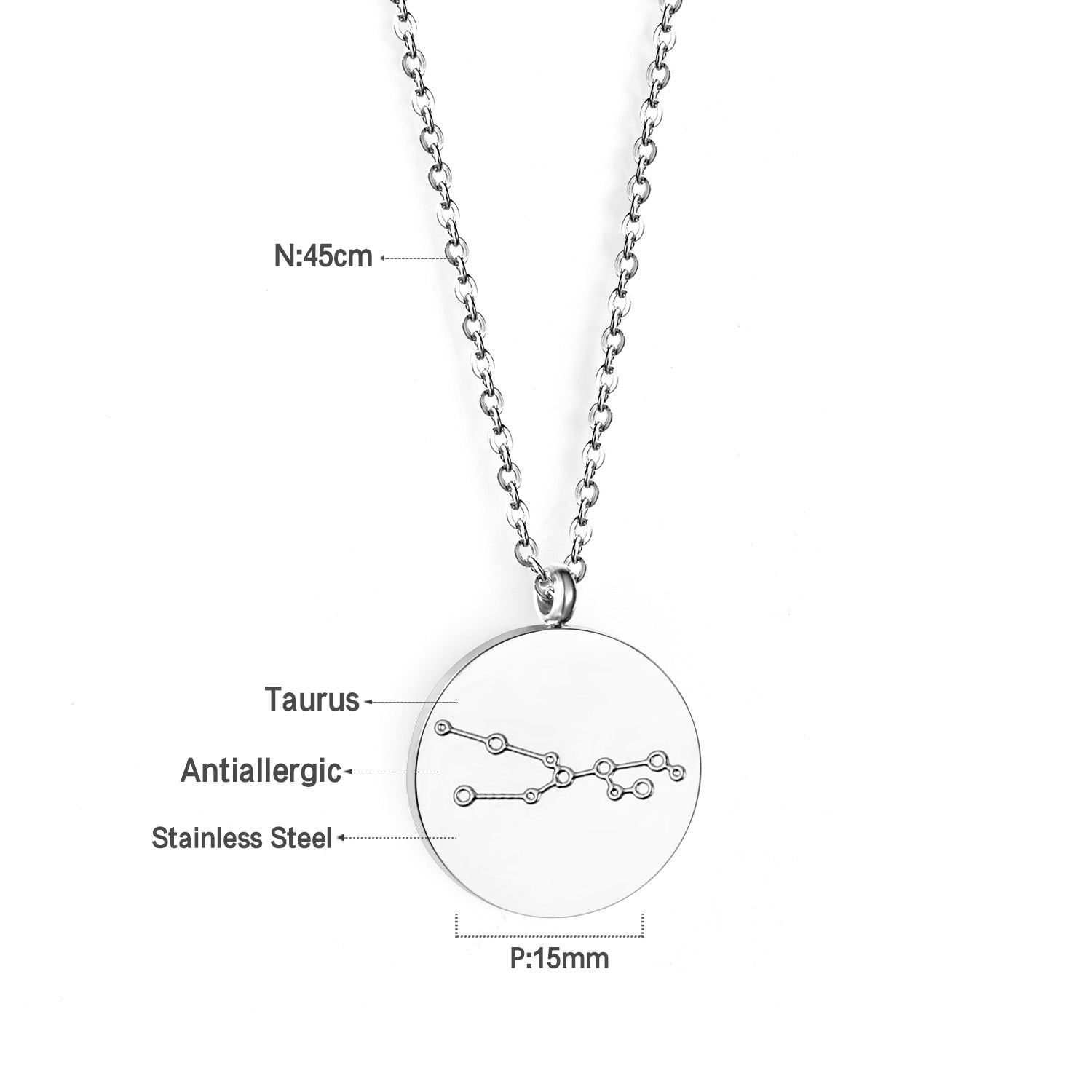 Hangerketting met sterrenbeelden