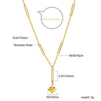 Gouden ster hanger ketting