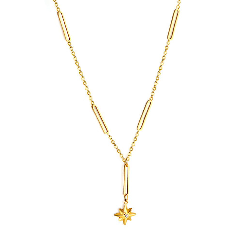 Gouden ster hanger ketting