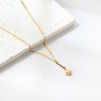 Gouden ster hanger ketting