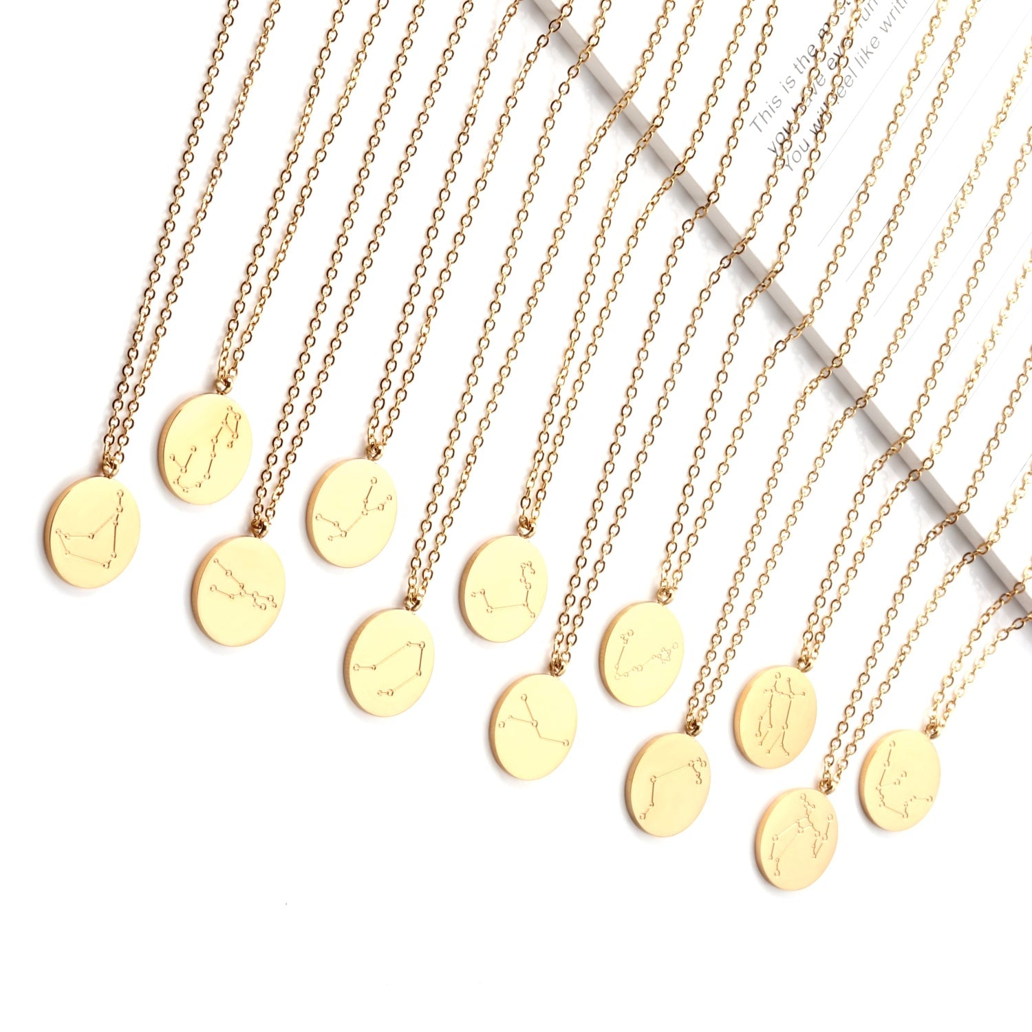 Hangerketting met sterrenbeelden