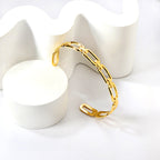 Gouden holle kettingarmband