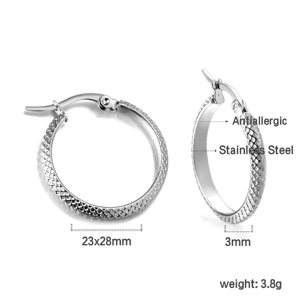 Round Mesh Earrings