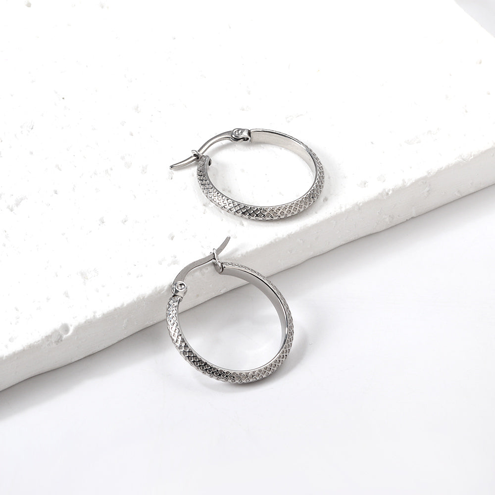Round Mesh Earrings