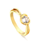 Hartverwarmende Cycle Solitaire Ring