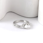 Hartverwarmende Cycle Solitaire Ring