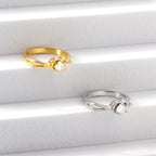 Hartverwarmende Cycle Solitaire Ring