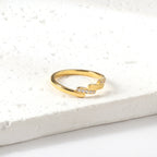 Elegante diamanten accentbandring