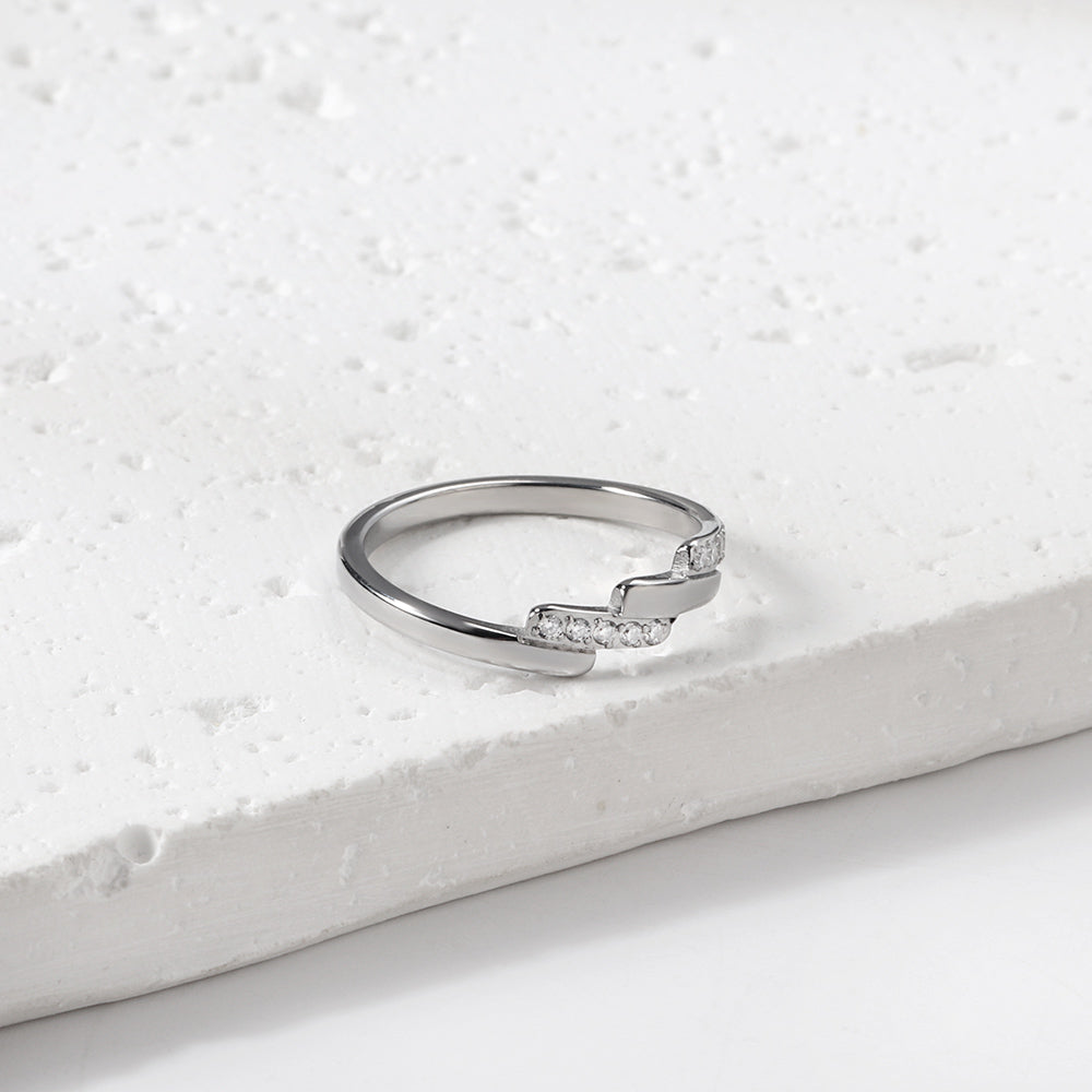 Elegante diamanten accentbandring