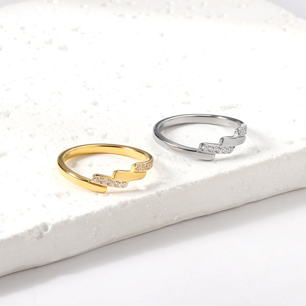 Elegante diamanten accentbandring