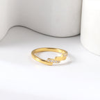 Elegante diamanten accentbandring