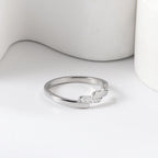 Elegante diamanten accentbandring